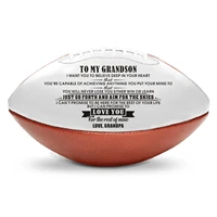 best gifts for your beloved grandson grandmother and grandfather to my grandson gifts rugby ball american football ball sports
