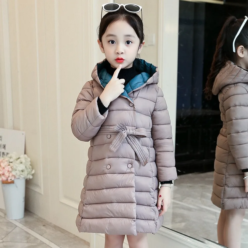 

Kids Clothes Jacket Winter Children's Hugging Cotton-Padded Clothes Coat Lengthened Jacket Kids Winter Clothes Girls Coats