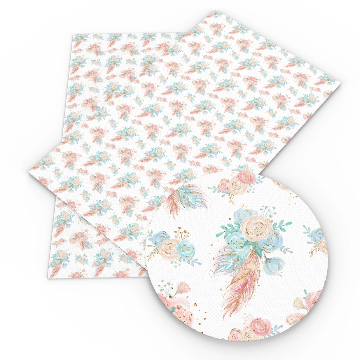 Дэвид Энджи 20*33 см с цветочным принтом искусственная синтетическая кожа из