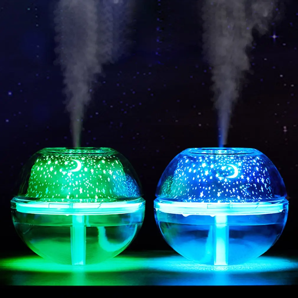 Mini Crystal Humidifier with Night Lamp USB Charger Mute Large Capacity Ultrasonic | Инструменты
