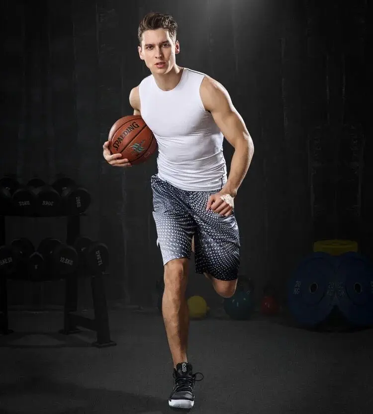

Gym Clothing Compression Vest Fitness Mens Tank Top Skinny Bodybuilding Stringer Quick Dry Muscle Singlet Workout Sleeveless