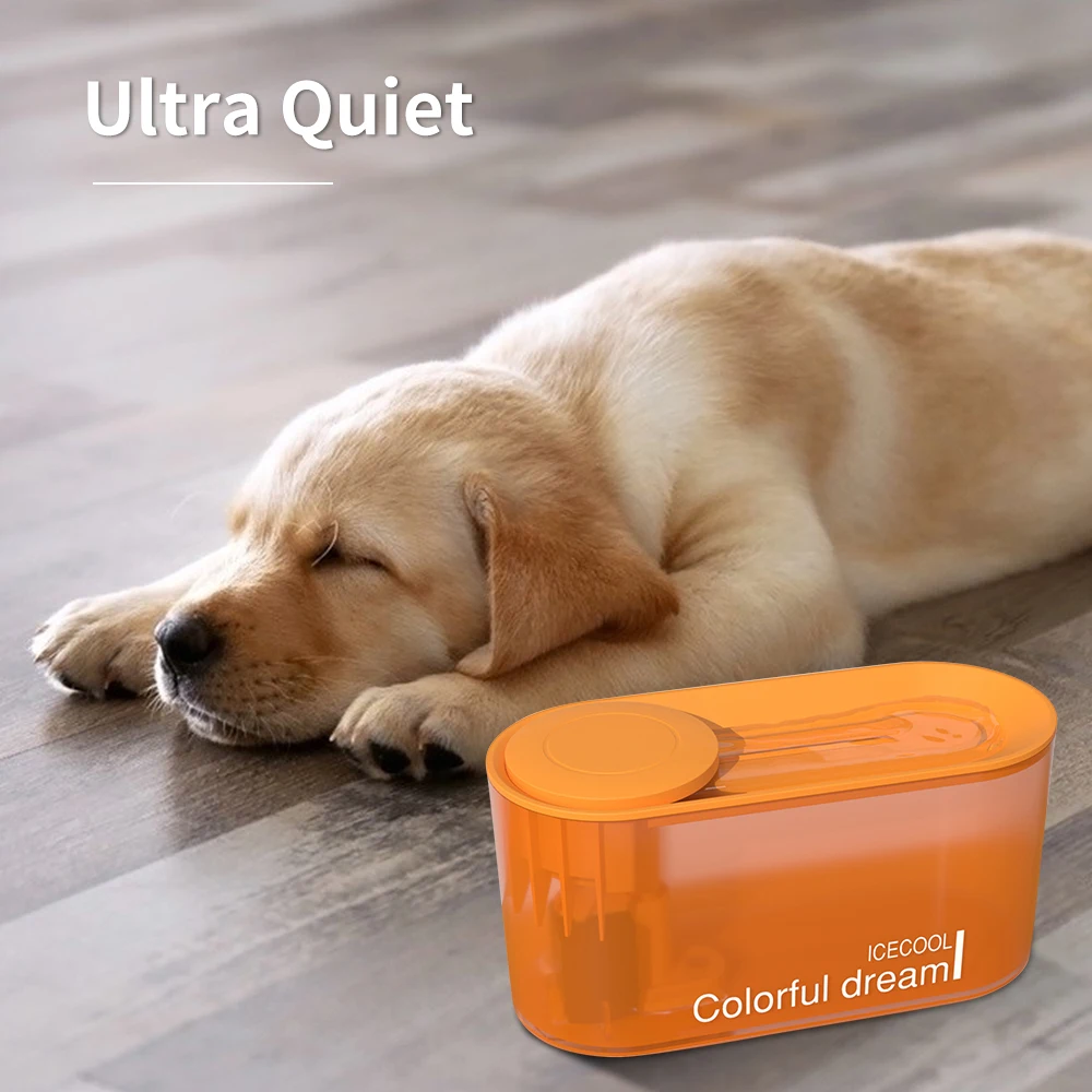 

Автоматический фонтан для кошек, Электрический дозатор воды для домашних животных, 1,3 л, бесшумная U-образная миска для питья воды для собак ...