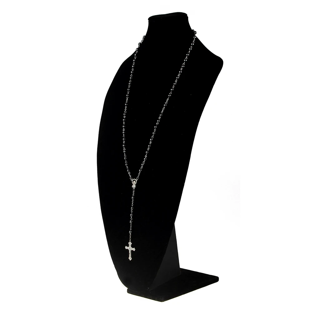 Высококачественное ожерелье из гематитового камня и четки с длинным кулоном в