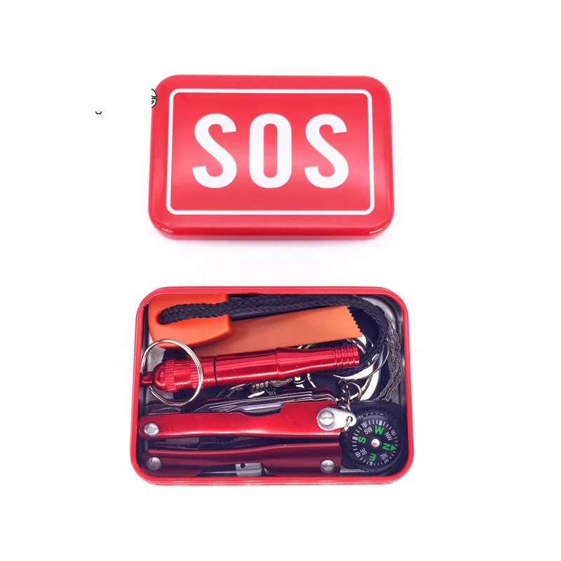 

Outdoor SOS Emergency Survival Kit Survival Tools Multi Tool Camping Gear Equipment Hiking Accessories Tourism Equipment