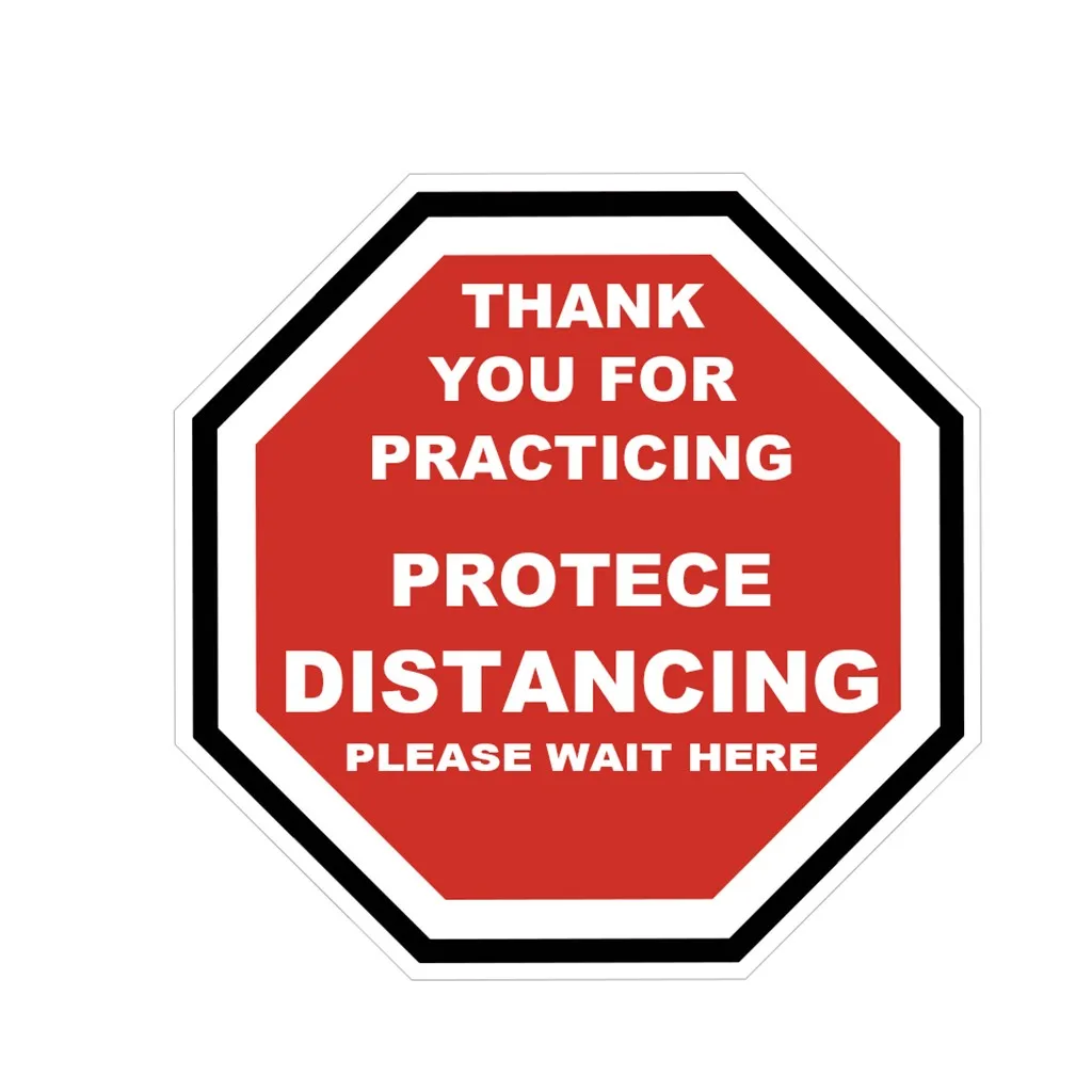 Наклейка для украшения расстояния наклейка защиты от на пол маркер пожалуйста