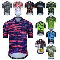 keyiyuan mens camouflage cycling jersey road bike cycling shirt short sleeve black blue 2022 cycling equipment mtb shirt poleras