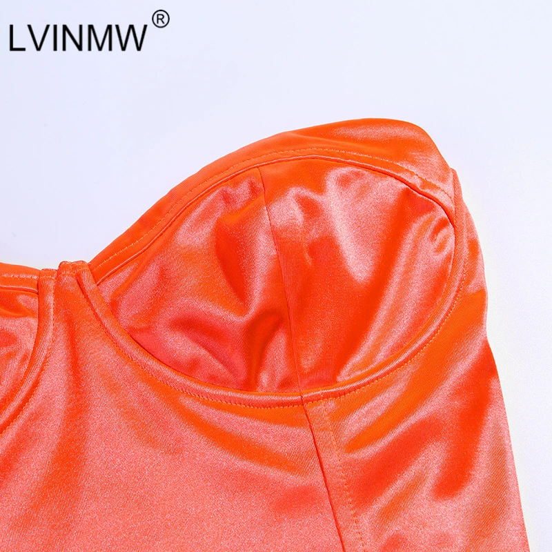 LVINMW сексуальные одноцветные без бретелек на бретелях обтягивающие косточек топы