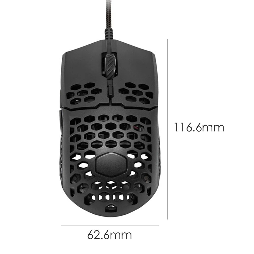 Новая игровая мышь MM710 16000 DPI Регулируемая сотовая оболочка USB Проводная с 7