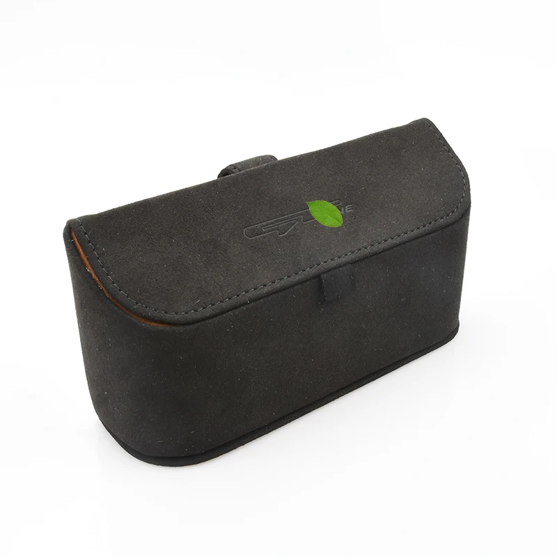 

Suede Print GT Logo Glasses Case Glasses Storage Clip for KIA Stinger Carens Pride Forte Picanto K2 K3 K4 K5 Ceed Sorento Soul