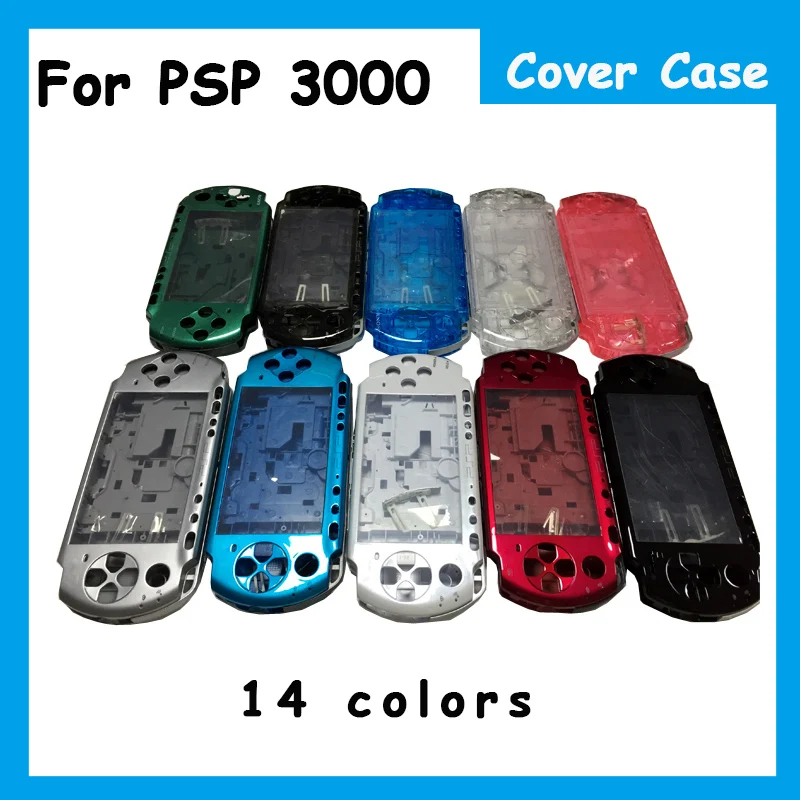 Чехол для игровой консоли PSP3000 PSP 3000 Сменный с полным корпусом чехол кнопками Sony 14