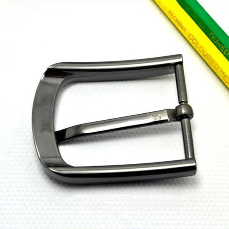 Металлическая матовая пряжка для ремня 40 мм 1 шт. средняя Центральная полупряжка