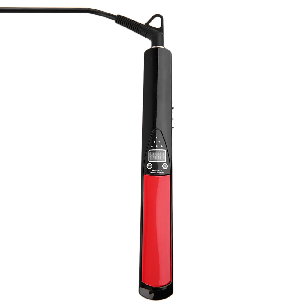 

Electric Ceramic Vapor Steam Hair Straightener with Argan Oil Infusion Steam Flat Iron Ceramic Vapor Fast Heating Iron US plug