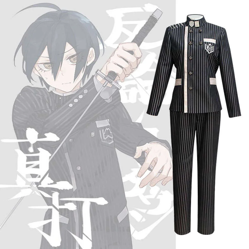

Danganronpa V3 Killing Harmony Saihara Shuichi Super Detective Cosplay Costume+hat