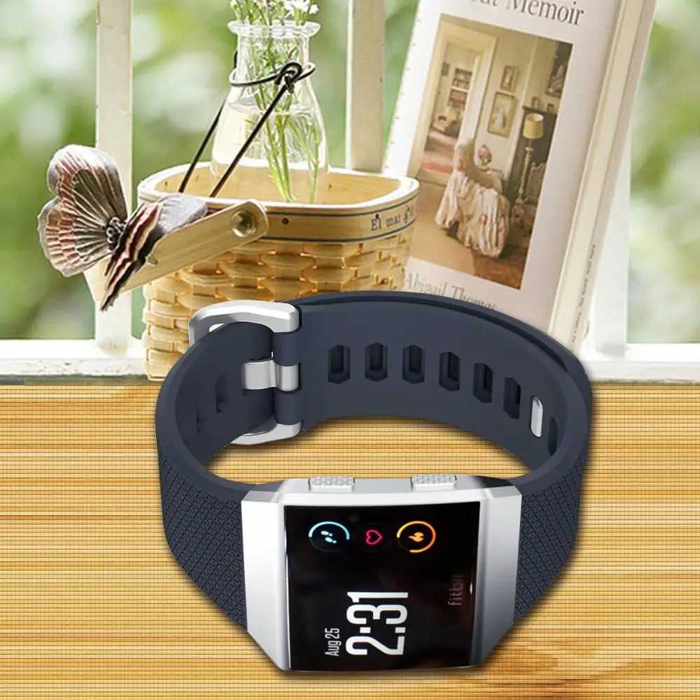 Ионные ремешки Fitbit мягкий аксессуар заменяемые Мужские t-образные для ионные