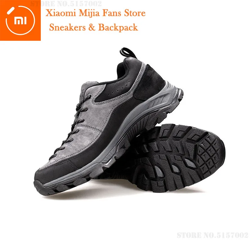 Xiaomi FREETIE/Мужская походная обувь; уличные спортивные кроссовки для альпинизма; замшевые водонепроницаемые легкие тактические ботинки