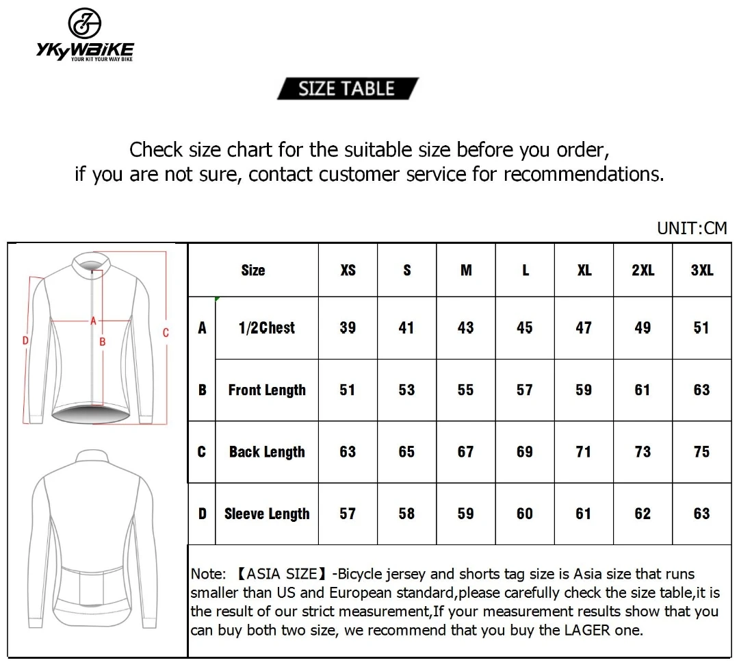 

YKYWBIKE 2021 Spring Men Cycling Jersey Cycling Clothing Man Fleece Thermal Cycling Jacket Coat Autumn Bicycle Clothing MTB Bike