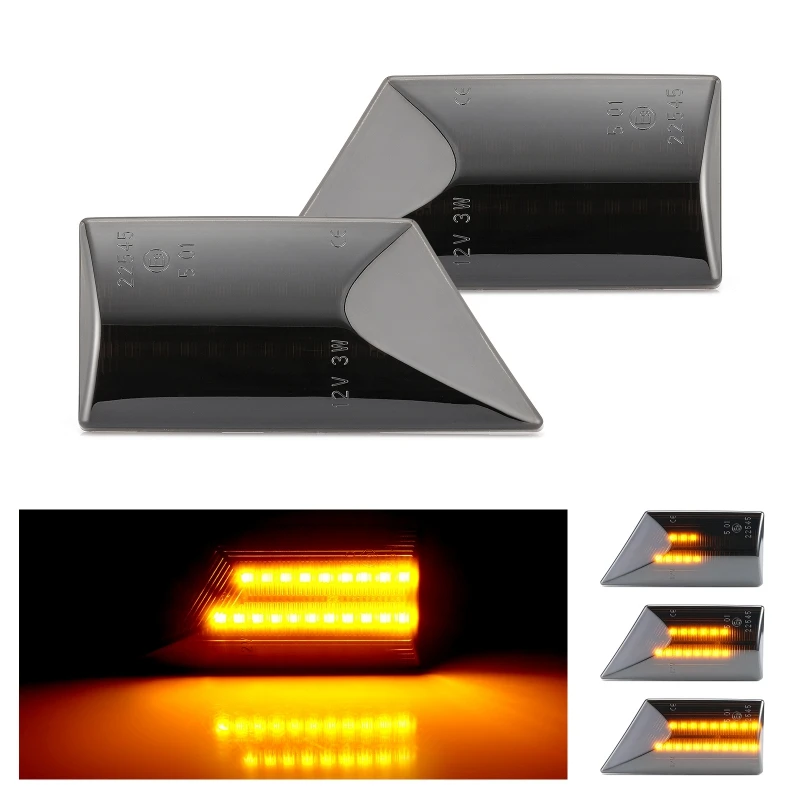 Светодиодный динамический боковой указатель поворота для Opel Vectra C 2002 2008 2003