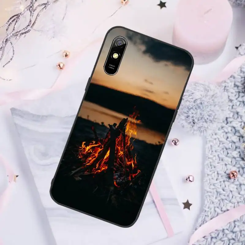 

bonfire Phone Case For Xiaomi Mi Redmi Note 7 8 9 pro 8T 9T 9S 9A 10 Lite pro