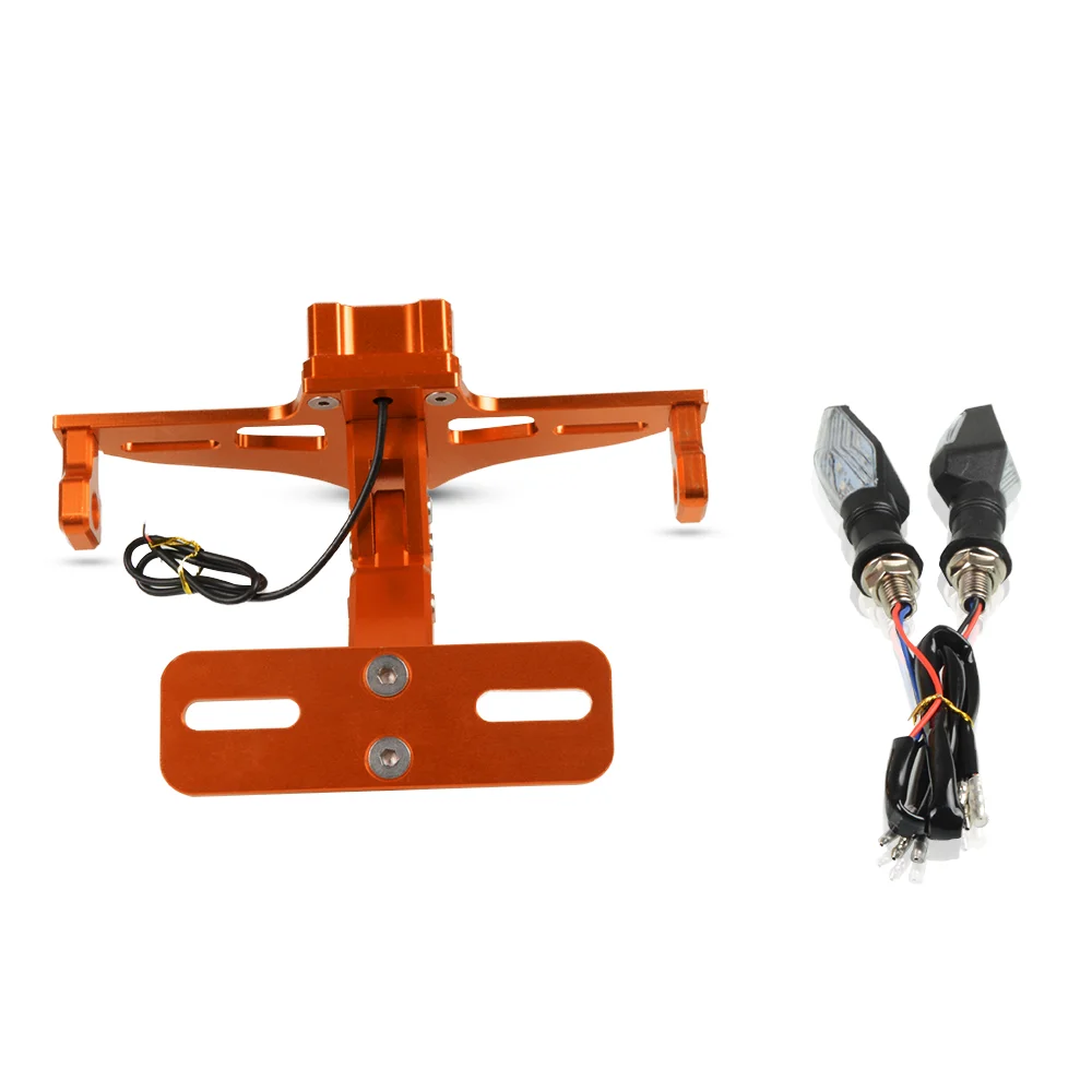 Universal Motorcycle Adjustable Angle Aluminum License Number Plate Frame For 690 /SMC/SMCR SMC/SMC-R/ / R | Автомобили и