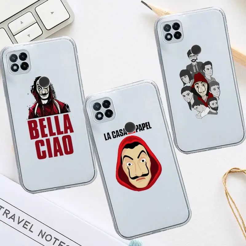 

la casa de papel Spanish TV series Phone Case Transparent for Xiaomi redmi note 8 9 10 11 t lite pro ultra mix 4 k40