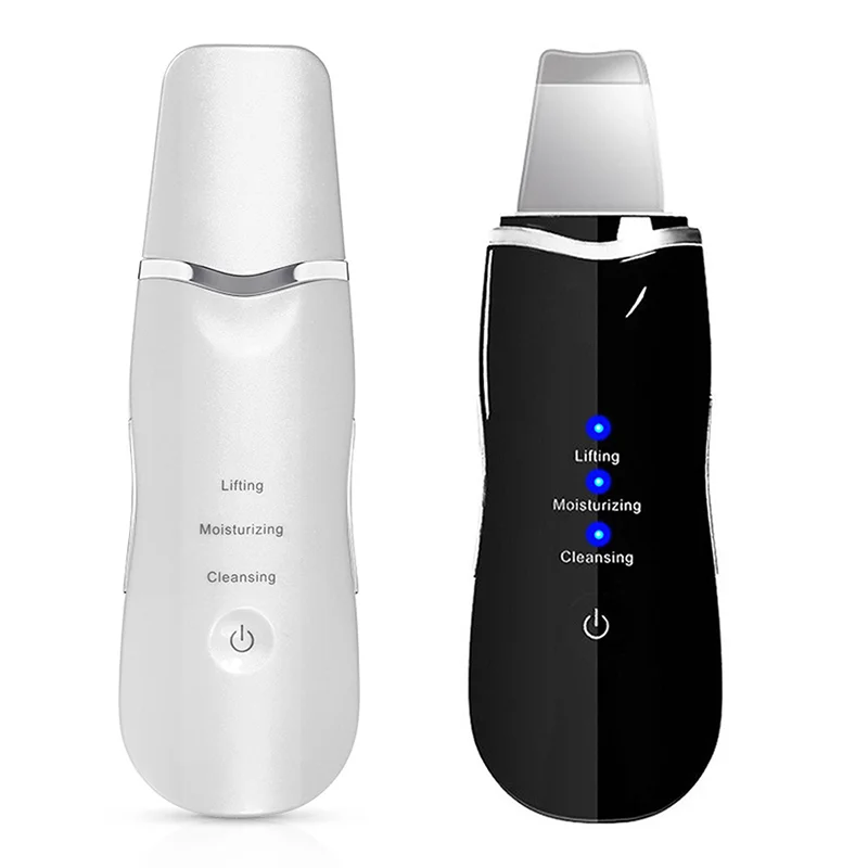 

Portable Blackhead Remove Machines Ion Deep Face Cleaning Peeling Rechargeable Pore Cleanin Tool Ultrasonic Facial Skin Scrubber