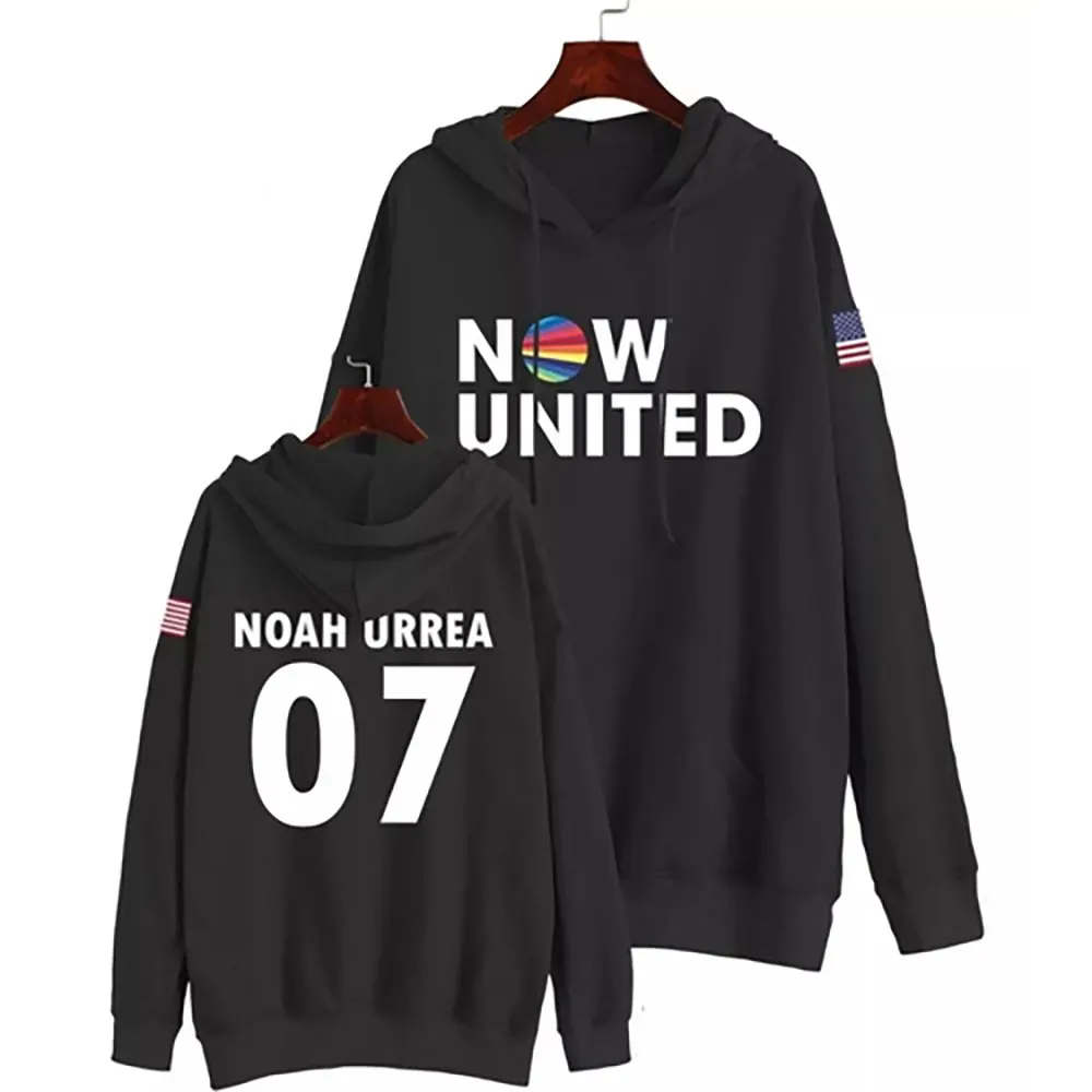 

2020 Now United Hoodie Sweatshirts Men Women USA United Noah Urrea 07 Pullover Unisex Harajuku Tracksui