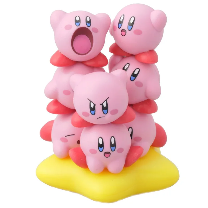 

1 шт./костюм, фигурка Kirbys, Kawaii, брелок, аниме-фигурка, милая необычная кукла, искусственная кожа, Дженга, детские игрушки для девочек, подарок