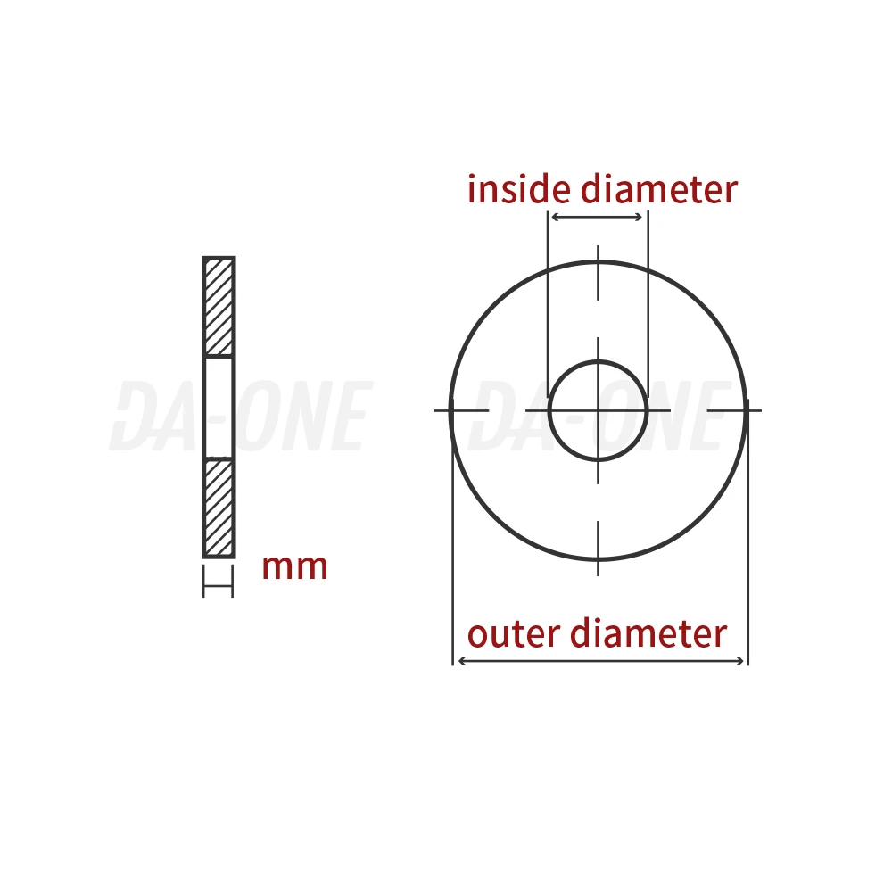 M2 M2.5 M3 M4 M5 M6 PVC Washers Ring Insulating Elasticity 100 Pcs Black Ultra Thin Flat Soft Washers for Screws Bolts images - 6