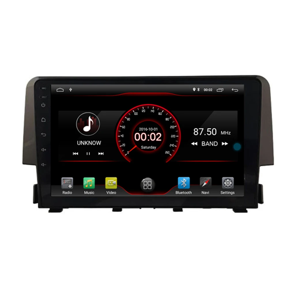 Автомагнитола 9 &quot 2 din android 10 автомобильный DVD плеер для Honda Civic 2016 2019 автомагнитола
