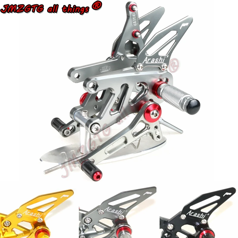 Регулируемая Задняя подставка для ног с ЧПУ Aprilia RSV4 ( R / FACTORY ) APRC ABS 2013 2014 2015 2016|adjustable