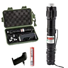 Самая мощная яркая лазерная точка с зеленым лучом, факфонарь с видимыми огнями, мощное супер охотничье оборудование, тактическая лазерная ручка в стиле милитари