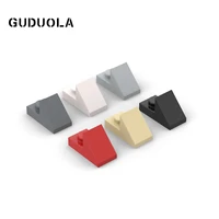 guduola slope 1x2 45%c2%b0 with plate 92946 bricks special plate small particle build moc assembly block parts 100pcslot