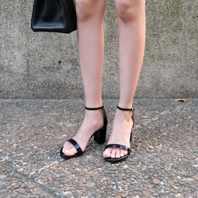 Летние женские босоножки обувь с открытым носком сандалии на квадратном каблуке