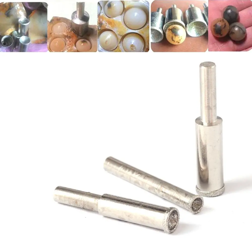 3 шт. 11 мм зернистость 80 сферическая вогнутая головка Алмазная установленная