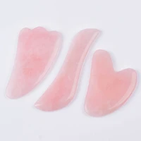beauty face gua sha scratch massage tool set natural raw material acupuntura point back head foot scraper stone massager therapy