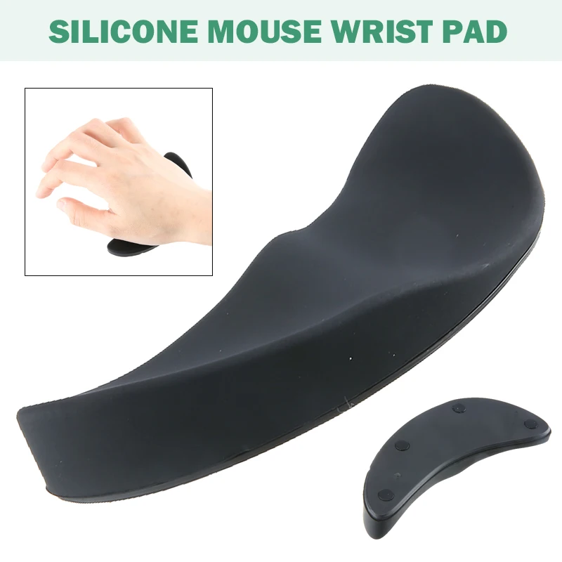 

High Quality Silicone Wrist Rest Mouse Pad Portable Durable Computer Laptop Game Office Mat For Working Playing Games