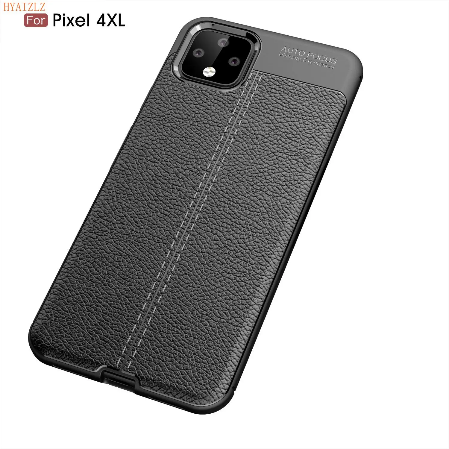 Plain Case For Google Pixel 4 3 3a 2 XL Phone Cover Slim Litchi Textured TPU Leather Back Shell |