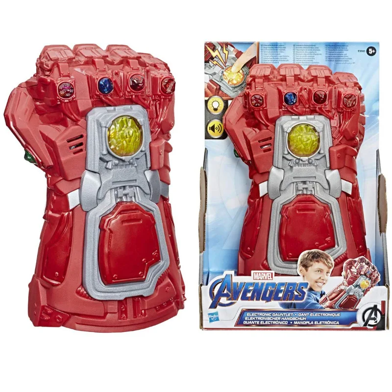 Marvel The Avengers 4Thanos герой Железный человек Sound and светильник перчатки E9508 наряд