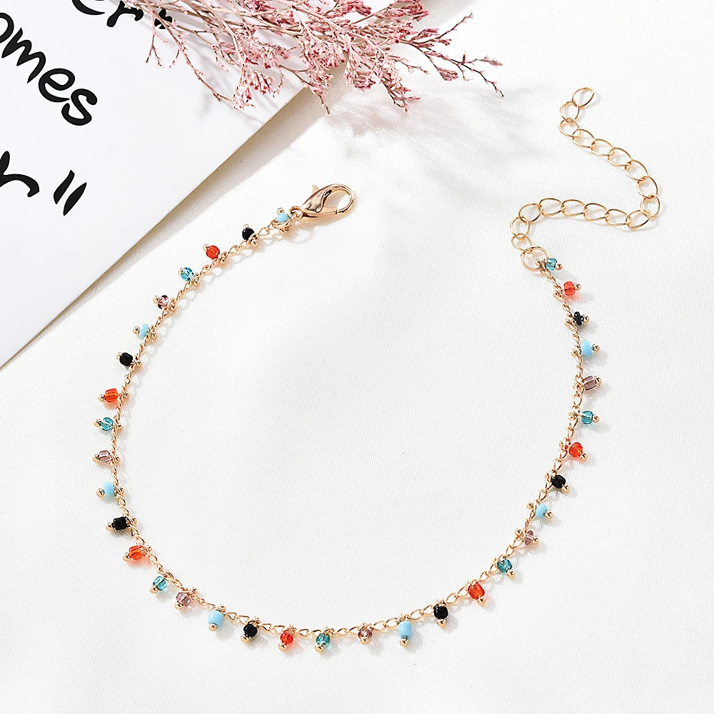 

Fashion Ankle Bracelets Anklets for Women Beach Accessories Ankle Bracelet Stainless Steel Leg Bracelet Sandals Foot Jewelry