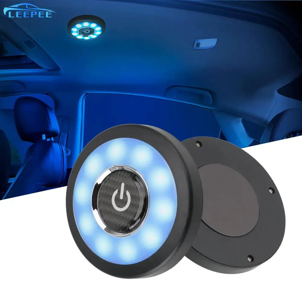 

Светодиодный потолочный светильник для заднего сиденья автомобиля, наборы квадратных купольных комнатных светильников для автомобиля, ма...