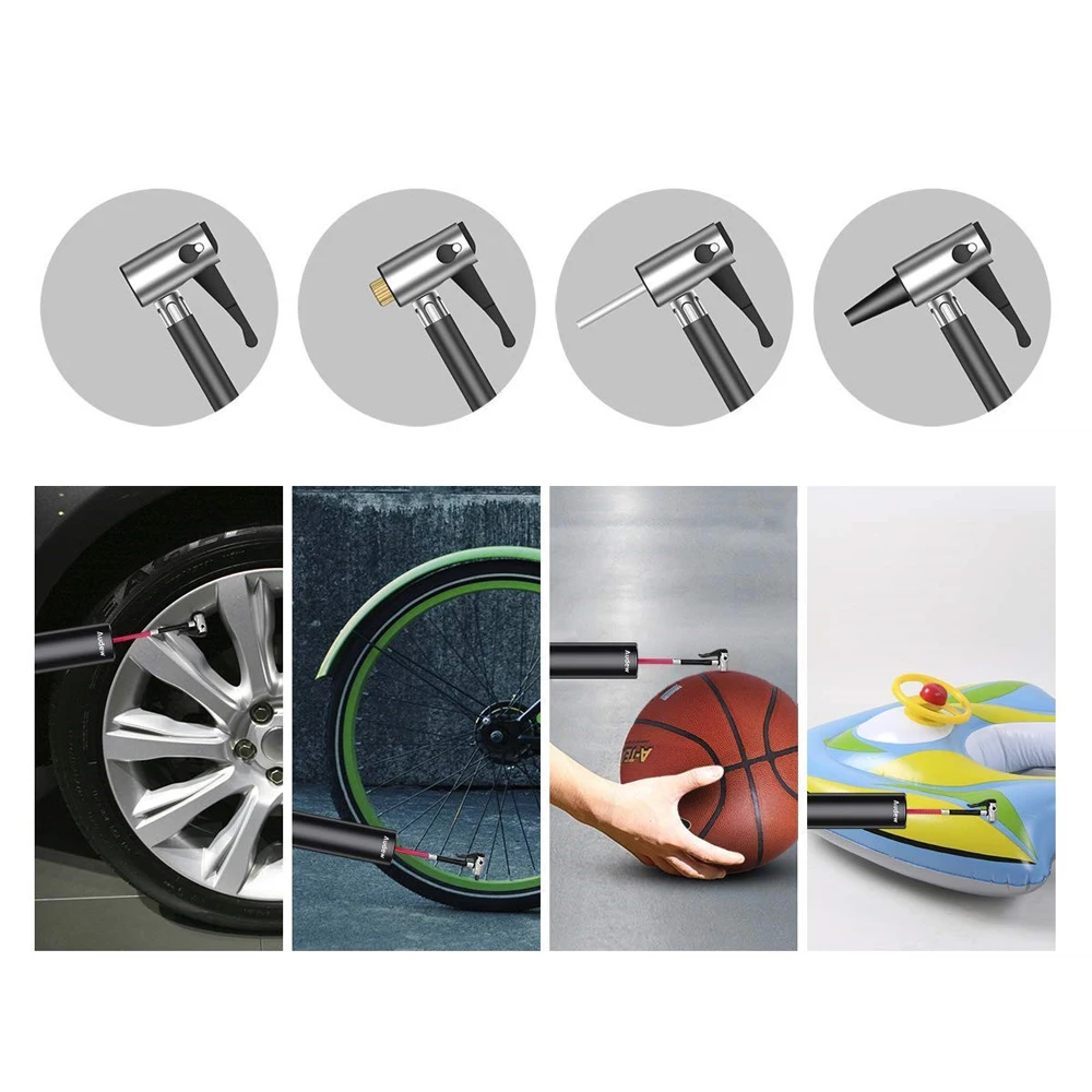 

150PSI Mini Inflator Electric Portable Car Bicycle Bike Pump Electric Auto Air Compressor Bicycle Pumps EU PLUG with LCD Display