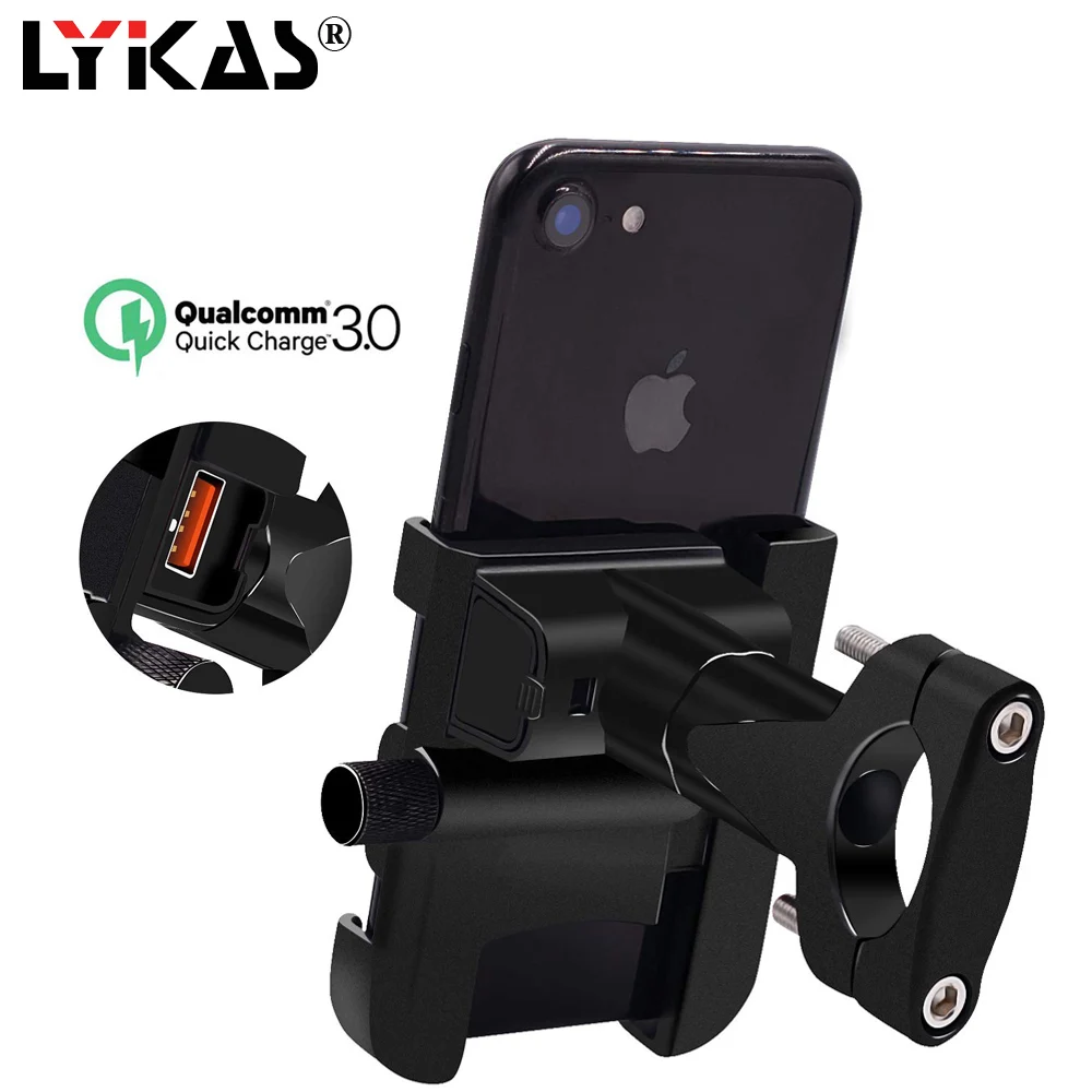 

Держатель для телефона LYKAS, водонепроницаемый, с USB-портом 3,0