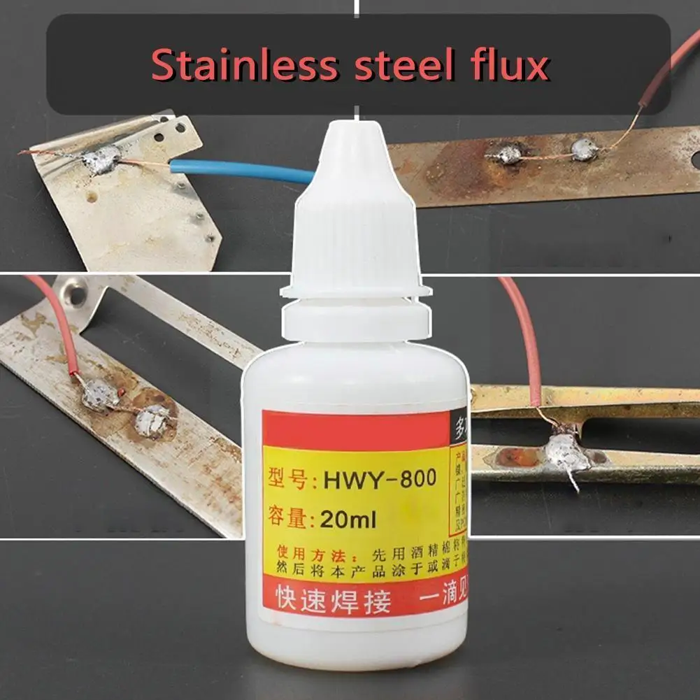 

New 20ml/50ml Steel Liquid Flux Welding Solder Liquid Paste Non-toxic Solders Hwy-800 Water Liquid Flux So K5r5