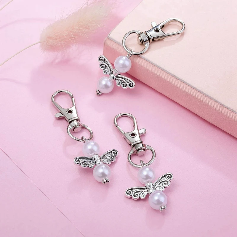 

30 Set White Guardian Angel Birthday Christmas Baptism Communion Wedding Baptism Pendant Christmas Communion Gift