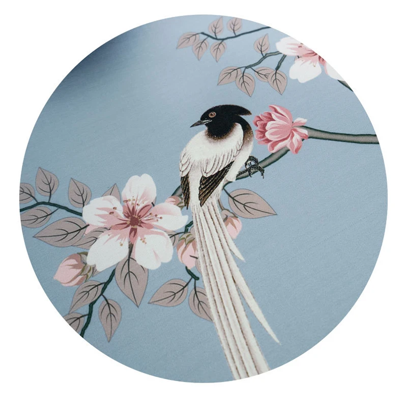 2019 имитация льна водонепроницаемый китайский классический цветок и скатерть с