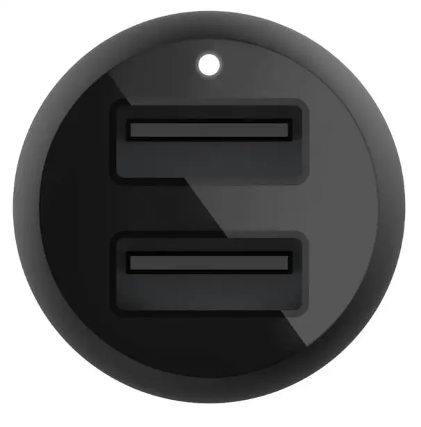 Автомобильное зарядное устройство Belkin Boost Charge Dual USB-A 24W CCD001bt1MBK (Black) | Электроника
