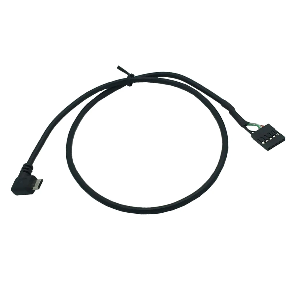 

Micro-USB to 5Pin Header Connector Motherboard Dupont Cable Cord, Male to Female Converter
