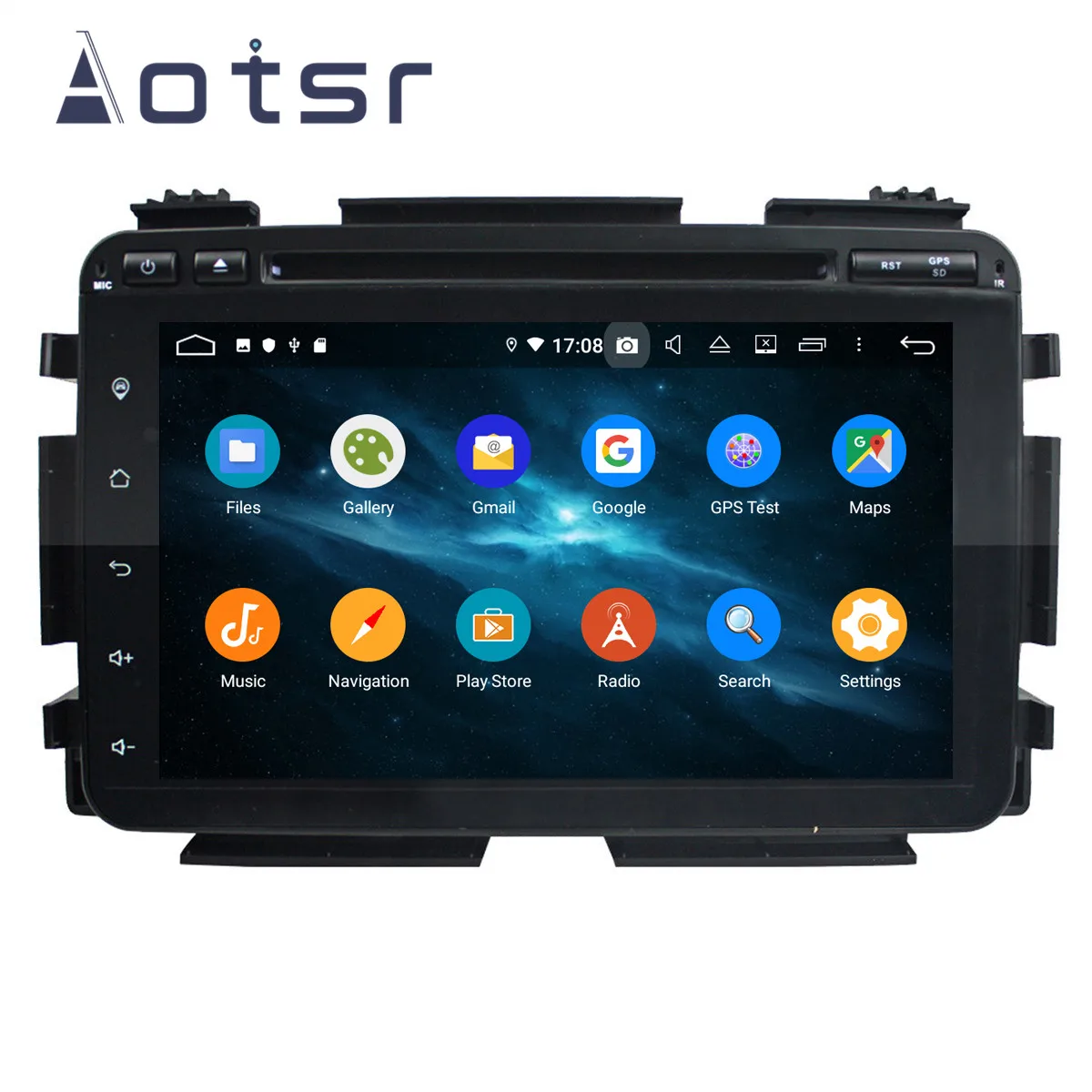 Автомобильный DVD-плеер 8 &quotAndroid 9 DSP IPS GPS навигация для HRV VEZEL 2015-2018 Tape Recorder головное