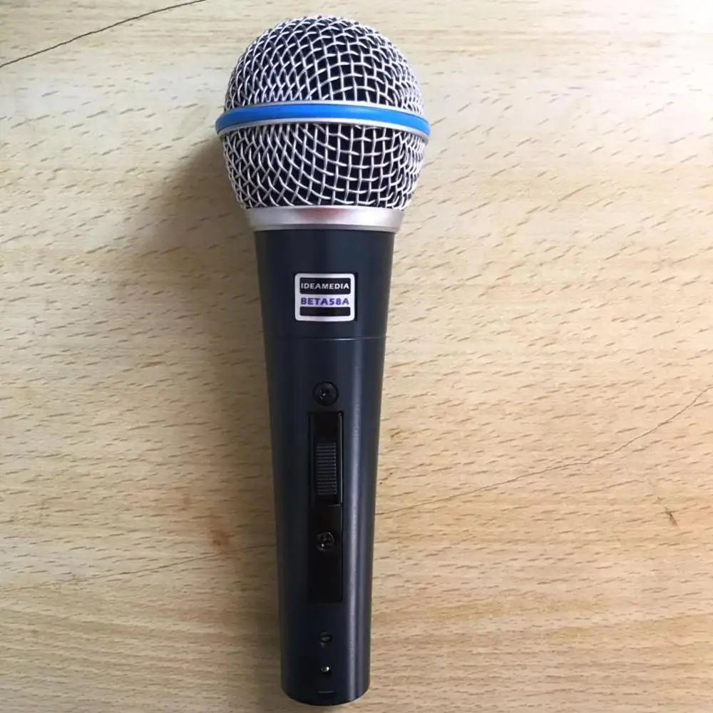 Высококачественный суперкардиоидный микрофон BETA58 динамический проводной для