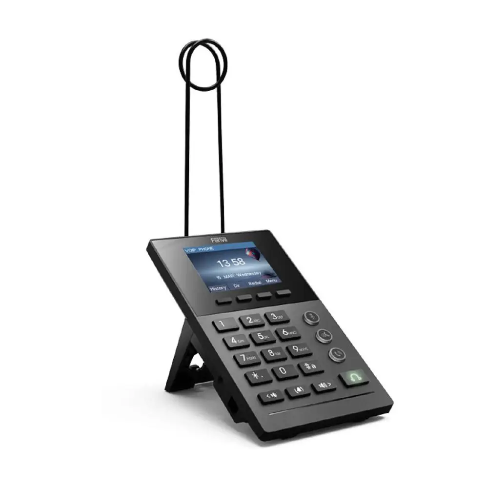 X2P Fanvil IP-телефон 2 SIP-линии светодиодная кнопка беспроводной телефон для дома